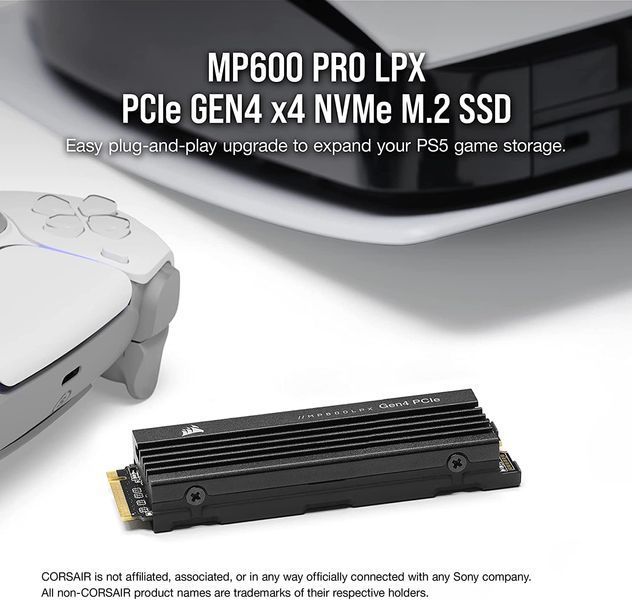 SSD накопичувач Corsair MP600 Pro LPX 2 TB (CSSD-F2000GBMP600PLP) 873 фото