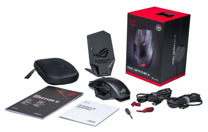 Мышь ASUS ROG Spatha X (90MP0220-BMUA00) 15461613 фото