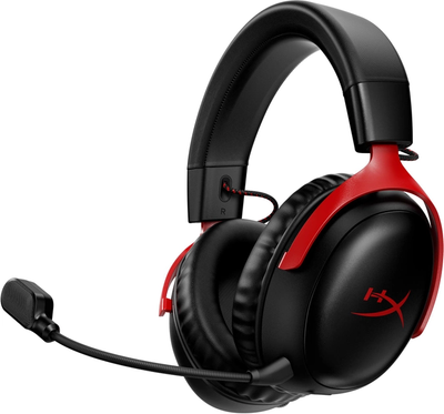 Наушники с микрофоном HyperX Cloud III Wireless Black/Red (77Z46AA) 852 фото
