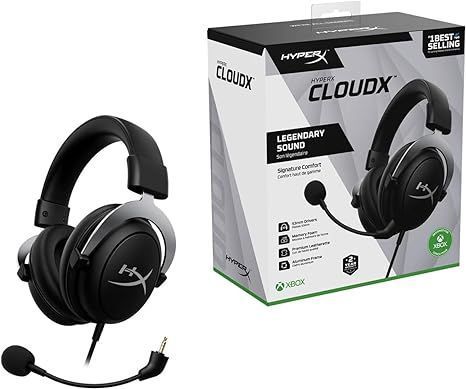 Навушники з мікрофоном HyperX CloudX for Xbox Gun Metal (HHSC2-CG-SL/G/4P5H8AA) 643 фото