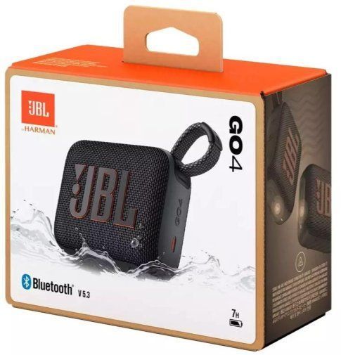 Портативна колонка JBL Go 4 Black (JBLGO4BLK) 235628 фото