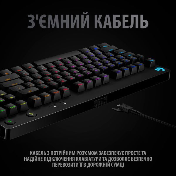 Клавіатура Logitech G PRO Mechanical Gaming USB (920-009392) 7419 фото