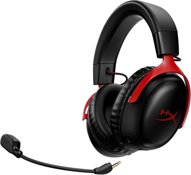 Наушники с микрофоном HyperX Cloud III Wireless Black/Red (77Z46AA) 852 фото