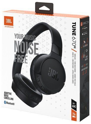 Навушники з мікрофоном JBL Tune 670NC Black (JBLT670NCBLK) 43672 фото