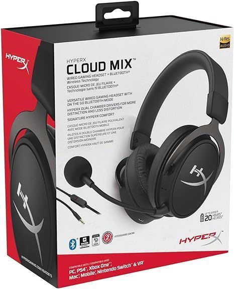 Наушники с микрофоном HyperX Cloud Mix Black (HX-HSCAM-GM) 135672 фото