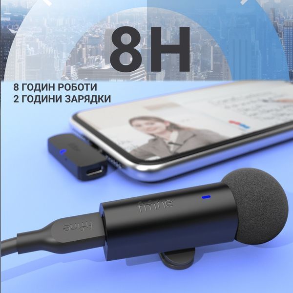 Мікрофон петличний / для смартфона Fifine M6 652 фото