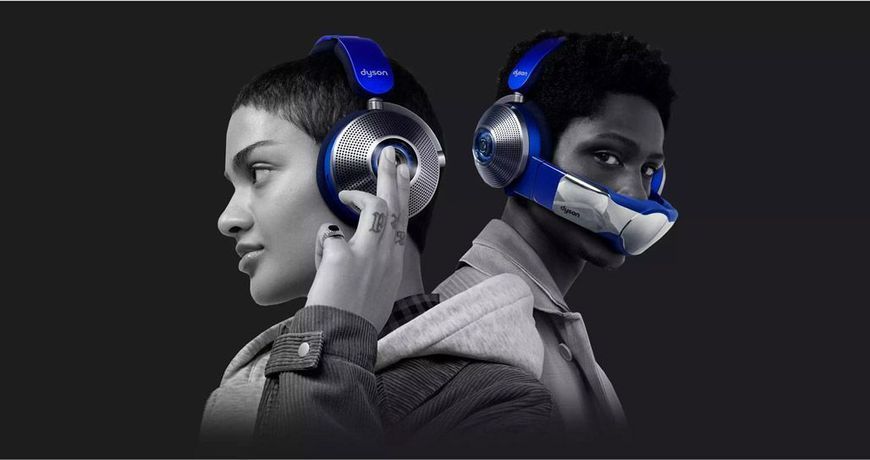 Навушники з мікрофоном Dyson Zone with air purification Ultra Blue/Prussian Blue (376119-01) 45688 фото