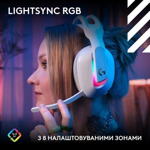 Навушники з мікрофоном Logitech G ASTRO A20 X Lightspeed White (939-002253) 34679 фото