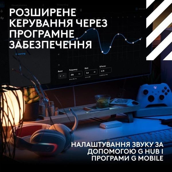Навушники з мікрофоном Logitech G ASTRO A20 X Lightspeed White (939-002253) 34679 фото