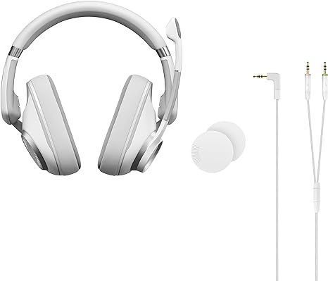 Наушники с микрофоном Sennheiser EPOS H6PRO Closed Ghost White (1000969) 73242 фото