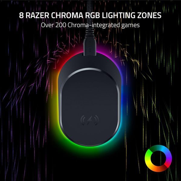 Док-станція для миші Razer Mouse Dock PRO + Wireless Charging Puck Bundle (RZ81-01990100-B3M1) 32572 фото