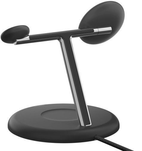 Бездротовий зарядний пристрій Belkin 3в1 Magnetic Qi2 Black (WIZ023VFBK) 32452 фото