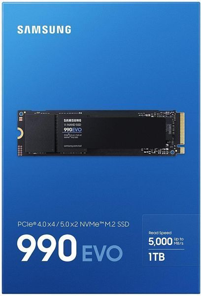 SSD накопичувач Samsung 990 EVO 1 TB (MZ-V9E1T0BW) 4566 фото
