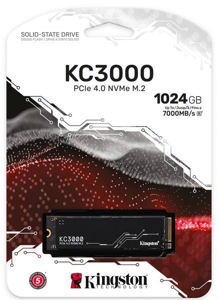 SSD накопичувач Kingston KC3000 1024 GB (SKC3000S/1024G) 8003 фото