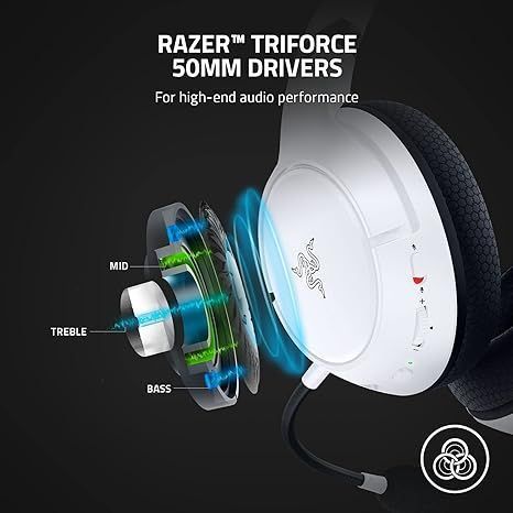 Наушники с микрофоном Razer Kaira for Xbox White (RZ04-03480200-R3M1) 863 фото