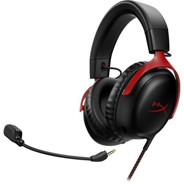 Навушники з мікрофоном HyperX Cloud III Black/Red (727A9AA) 763121 фото
