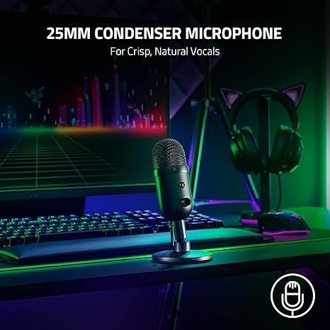 Микрофон для стриминга, подкастов Razer Seiren V2 X (RZ19-04050100-R3M1) 865 фото