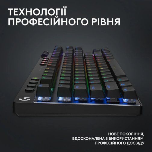 Клавіатура Logitech G Pro X TKL LightSpeed Black (920-012136) 45693 фото