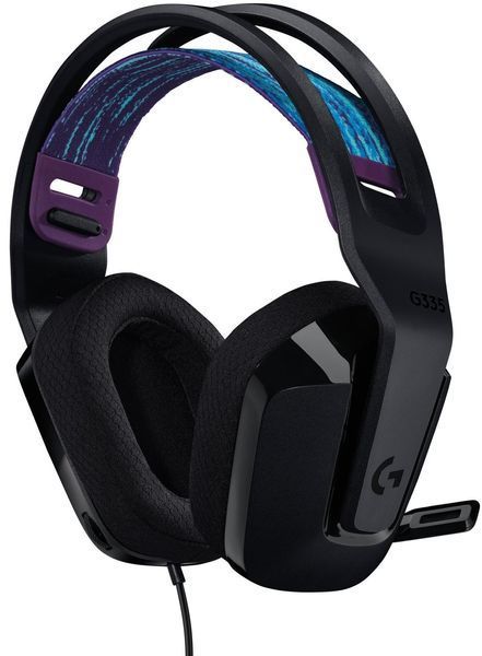 Навушники з мікрофоном Logitech G335 Wired Gaming Black (981-000978) 8764 фото