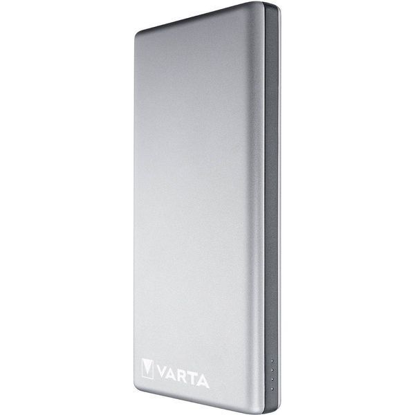 Зовнішній акумулятор (павербанк) Varta Power Bank Fast Energy 10000 mAh Silver (57981) 767 фото