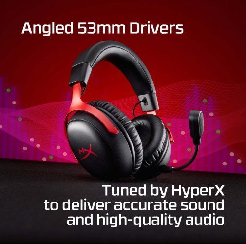 Навушники з мікрофоном HyperX Cloud III S Wireless Black/Red (A59Z0AA) 32573 фото