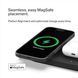 Мережевий, бездротовий зарядний пристрій Belkin BOOST CHARGE PRO 3-in-1 Wireless Charging Pad with MagSafe Black (HPU72, WIZ016vfBK) HPU72 фото 5