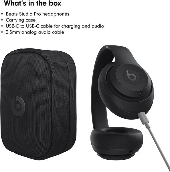 Навушники з мікрофоном Beats by Dr. Dre Studio Pro Black (MQTP3) 842 фото