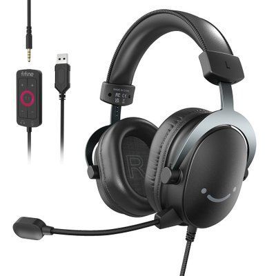 Навушники з мікрофоном Fifine H9 Black 073 фото