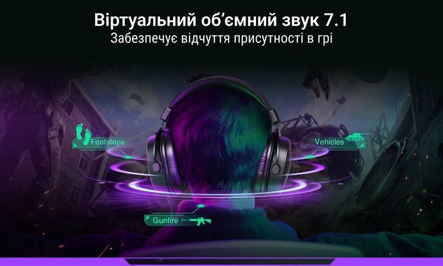 Навушники з мікрофоном Fifine H9 Black 073 фото