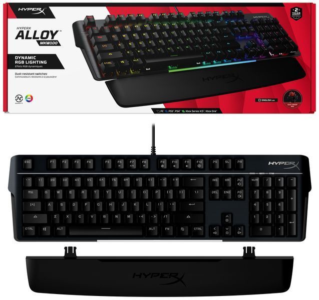 Клавіатура HyperX Alloy MKW100 USB Black RU (4P5E1AX) 848 фото