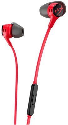 Навушники з мікрофоном HyperX Cloud Earbuds II Red (705L8AA) 26858 фото