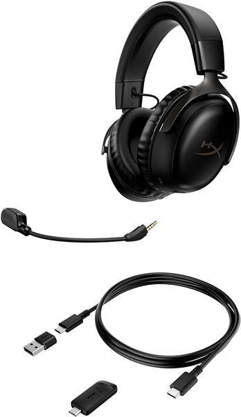 Навушники з мікрофоном HyperX Cloud III Wireless Black (77Z45AA) 77Z45AA фото