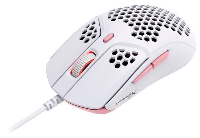 Миша HyperX Pulsefire Haste USB White/Pink (HMSH1-A-WT/G, 4P5E4AA) 3575 фото