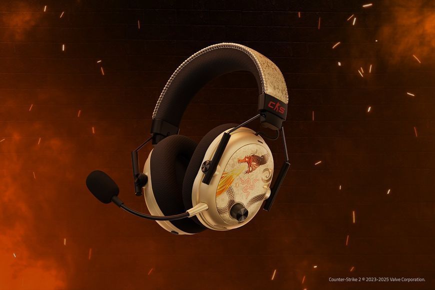 Навушники з мікрофоном Razer Blackshark V3 PRO Wireless Counter-Strike 2 Edition (RZ04-05400800-R3M1) 821894 фото