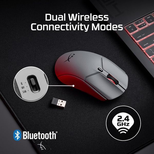 Миша HyperX Pulsefire Haste 2 Pro Gray (A1KY5AA) 3468 фото